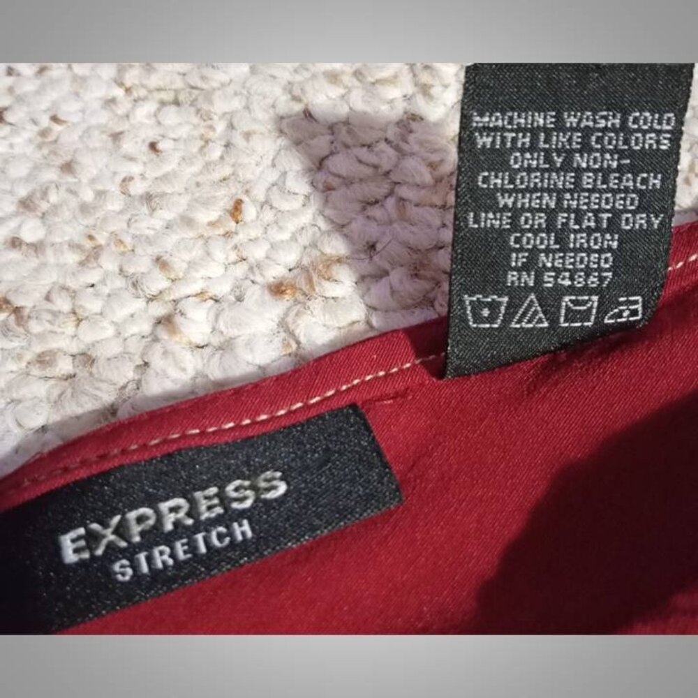 Express  stretch red dress size 7/8 # - Picture 6 of 7